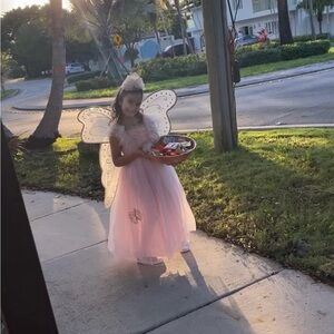 Beautiful pink fairy costume for little girls 🧚